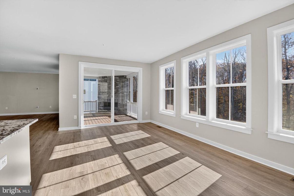 Empty room, Interior, Wood Texture Flooring