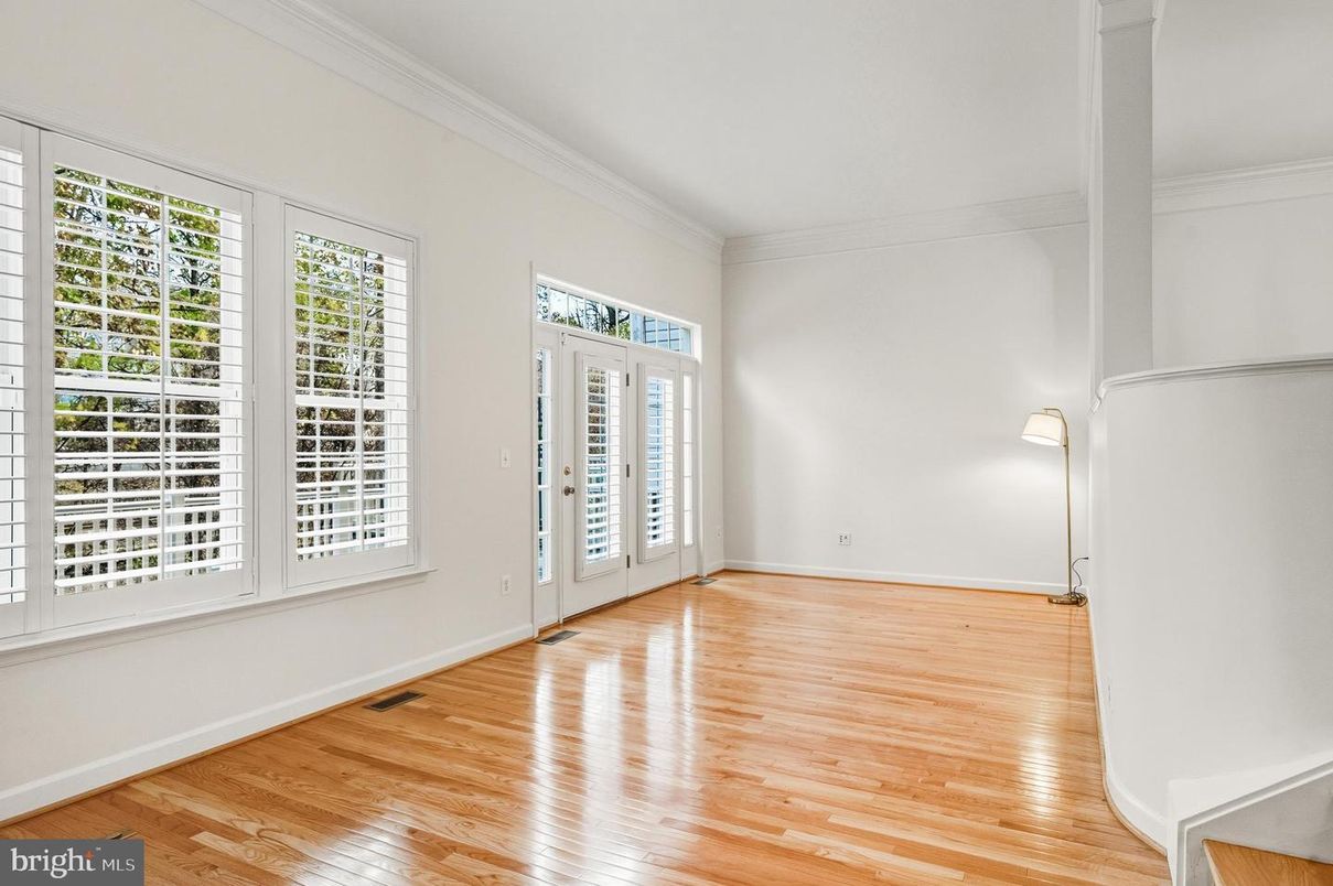 Empty room, Interior, Wood Texture Flooring