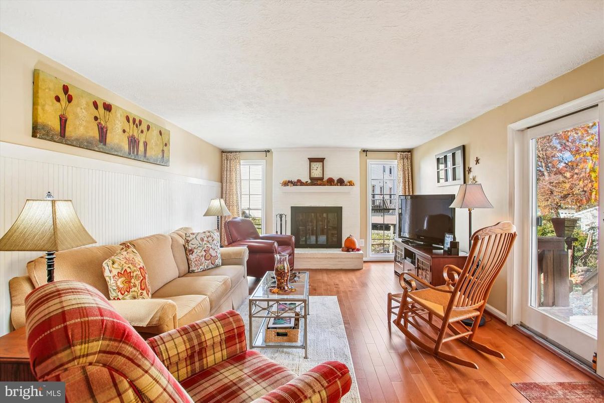 Fireplace, Interior, Living room, Wood Texture Flooring