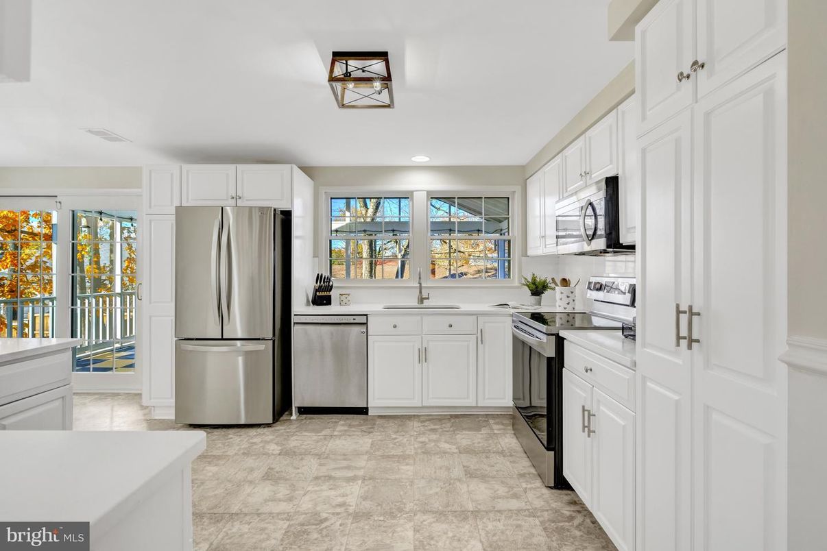 Interior, Kitchen, Recessed Lighting, Stainless Steel Appliances