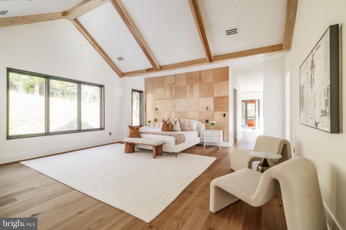 Interior, Living room, Wooden Beams, Wood Texture Flooring