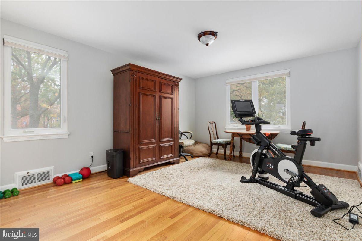 Fitness Equipment, Interior, Wood Texture Flooring