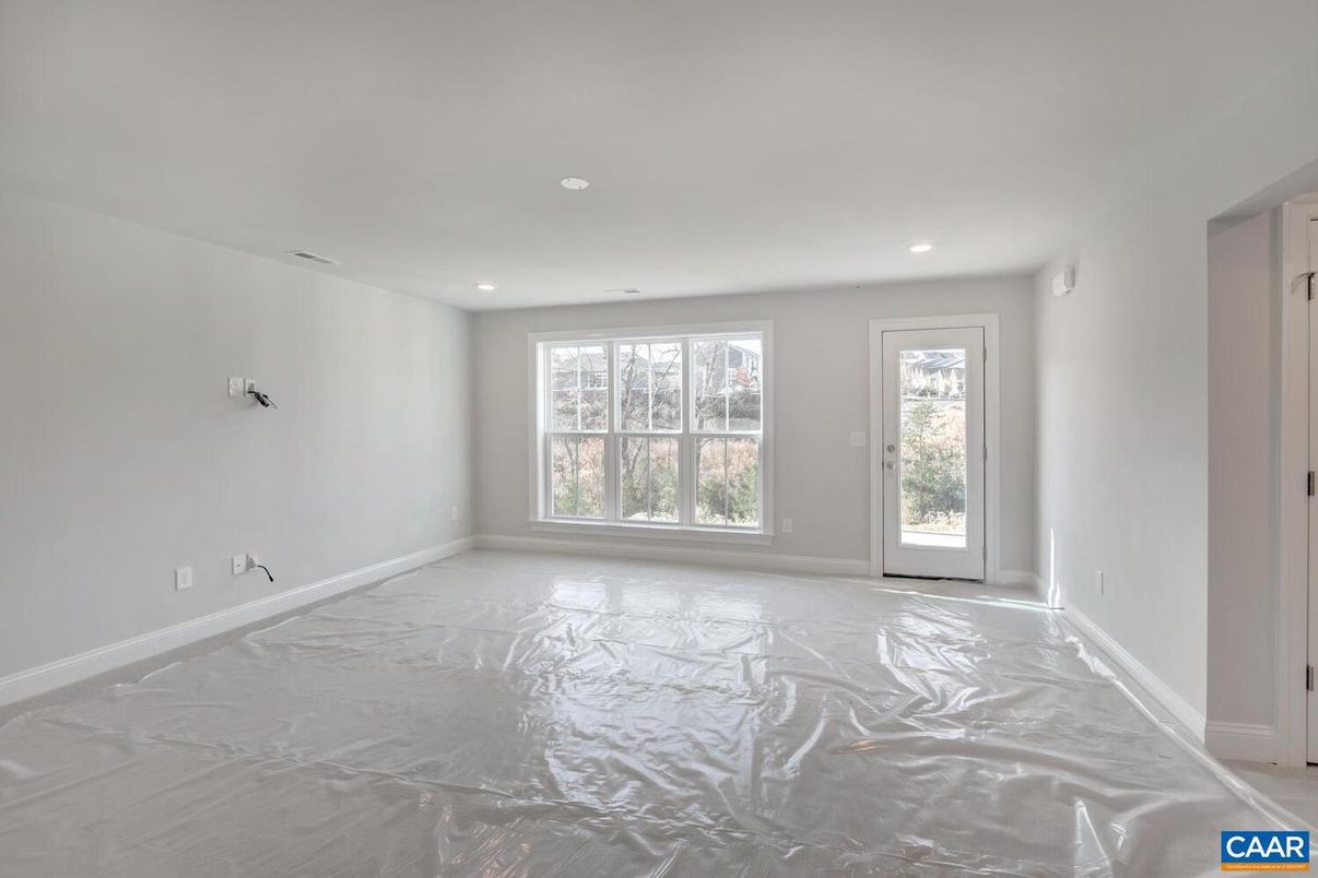 Empty room, Interior, Recessed Lighting