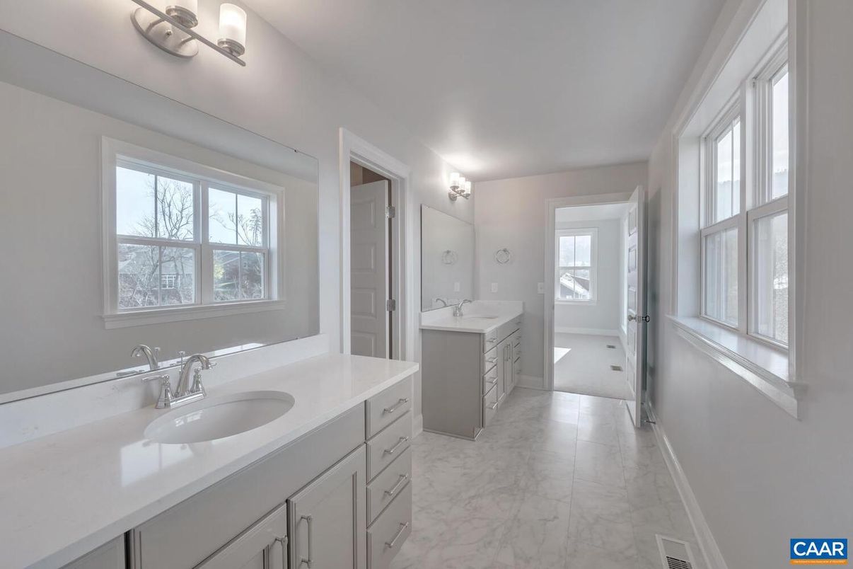 Bathroom, Dual Sink Vanities, Interior, Marble
