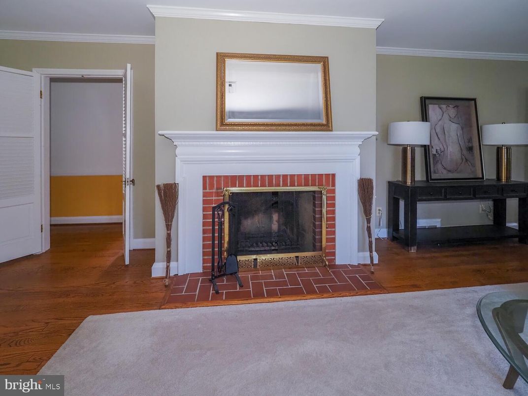 Fireplace, Interior, Wood Texture Flooring