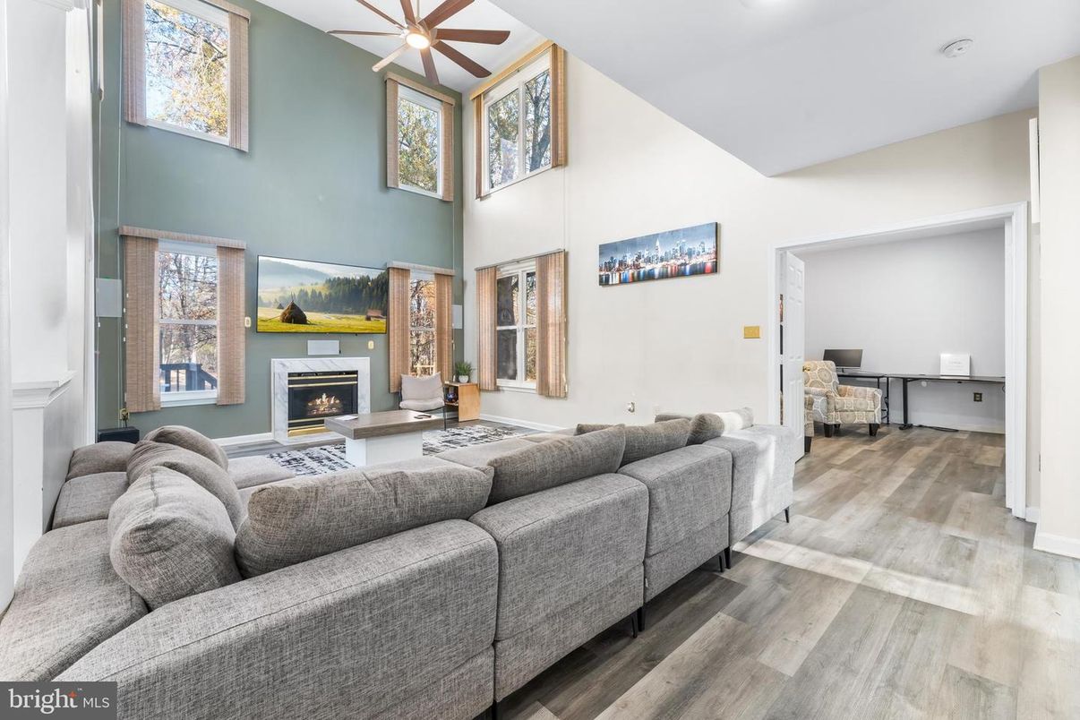 Fireplace, Interior, Living room, Wood Texture Flooring