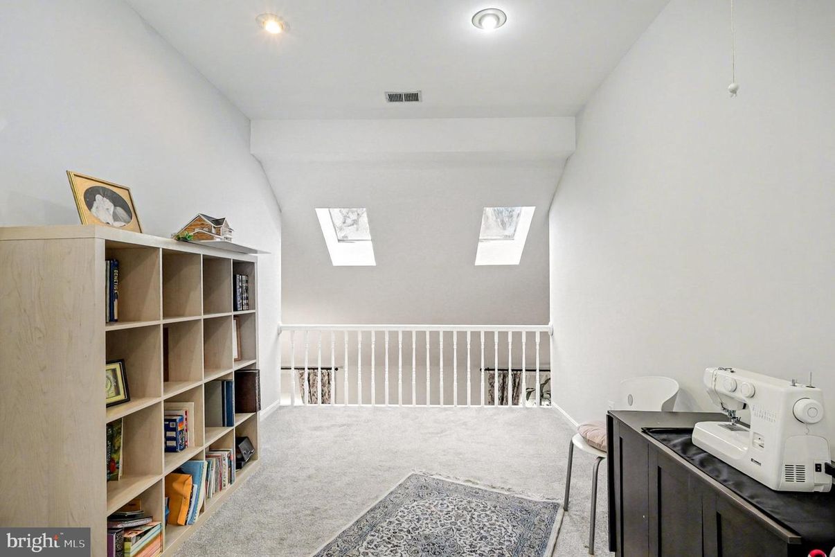 Home Office, Interior, Recessed Lighting