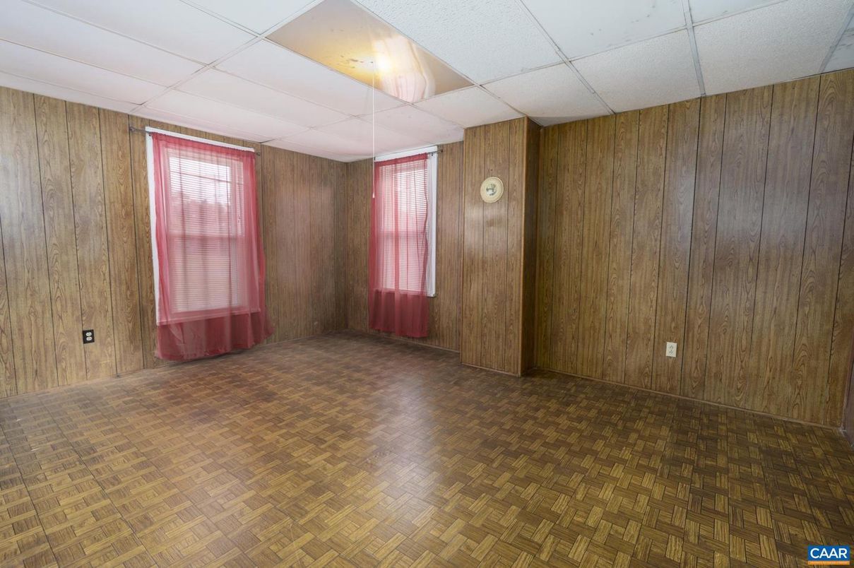 Empty room, Interior, Wood Texture Flooring, Wooden Walls
