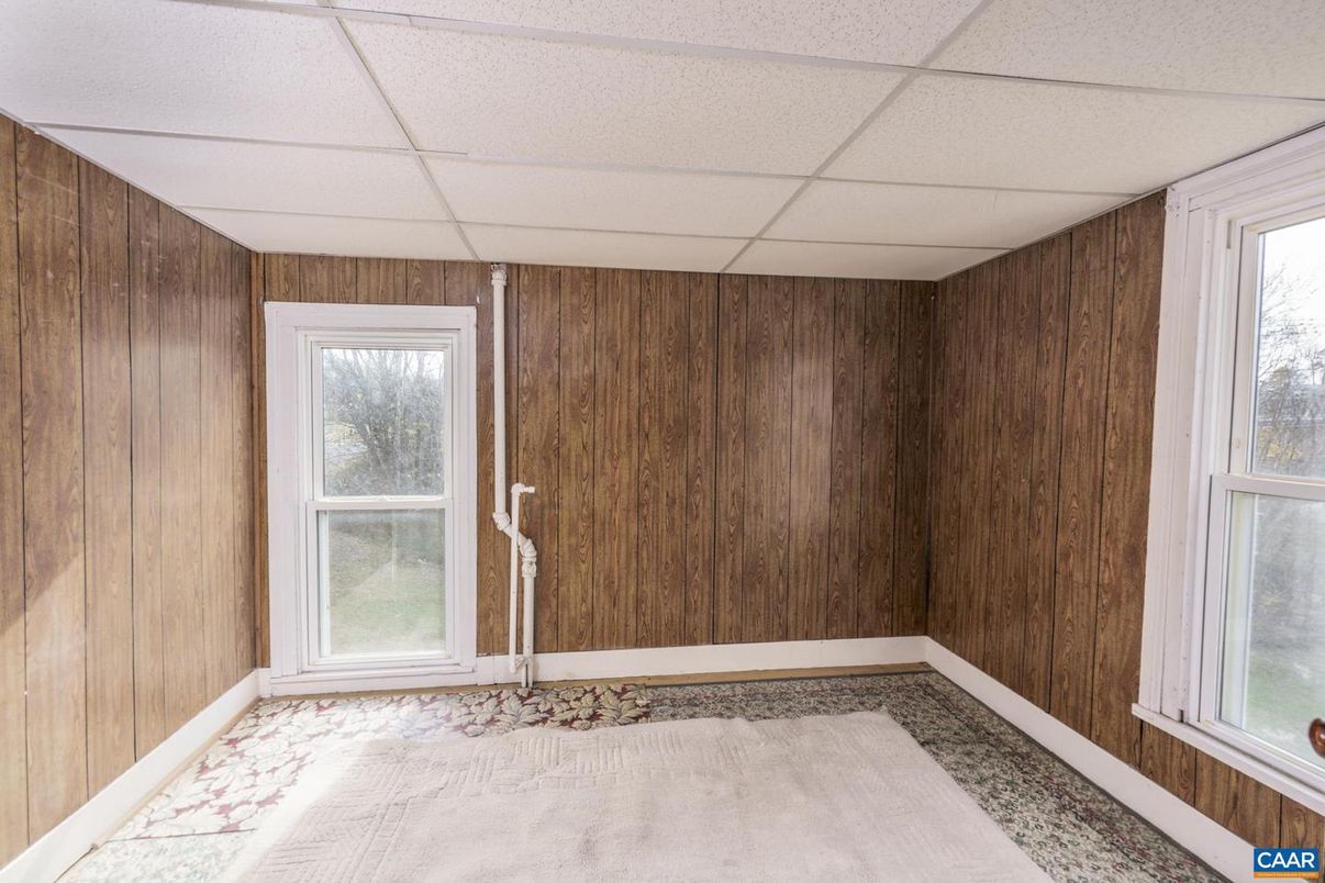 Empty room, Interior, Wooden Walls