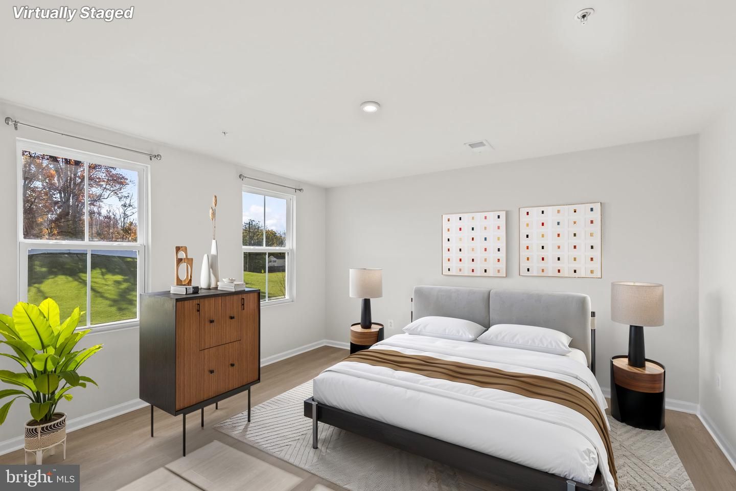 Bedroom, Interior, Wood Texture Flooring