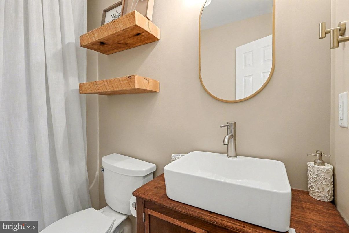 Bathroom, Interior, Wood Texture Flooring