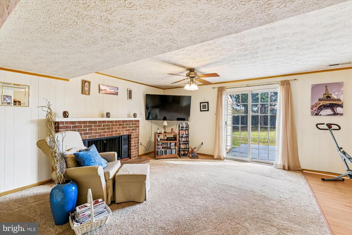 Fireplace, Interior, Wood Texture Flooring