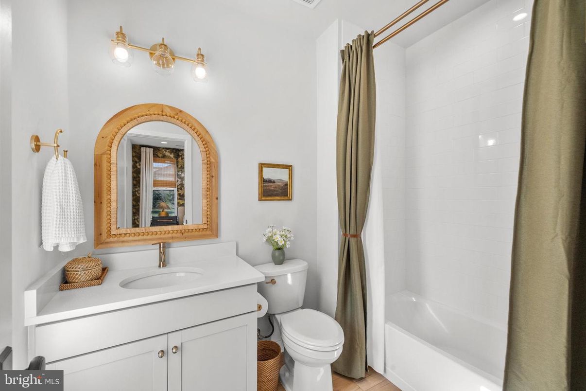 Bathroom, Interior, Wood Texture Flooring
