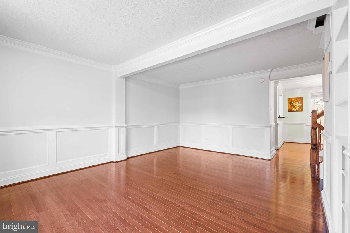 Empty room, Interior, Wood Texture Flooring