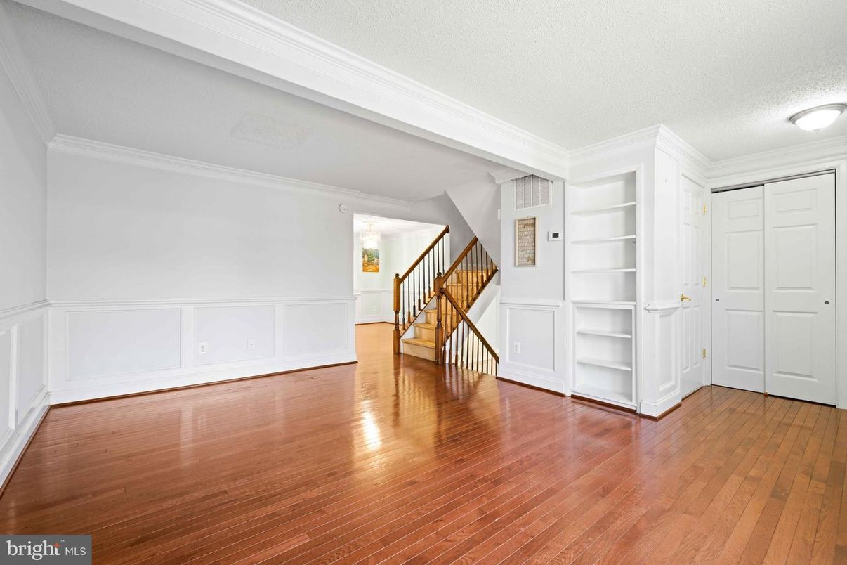 Empty room, Interior, Wood Texture Flooring