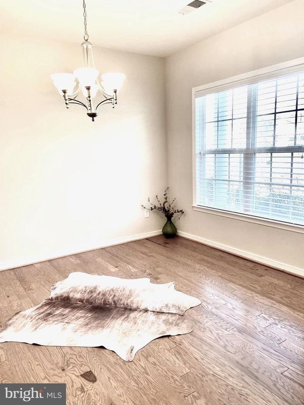 Bedroom, Chandelier, Interior, Wood Texture Flooring
