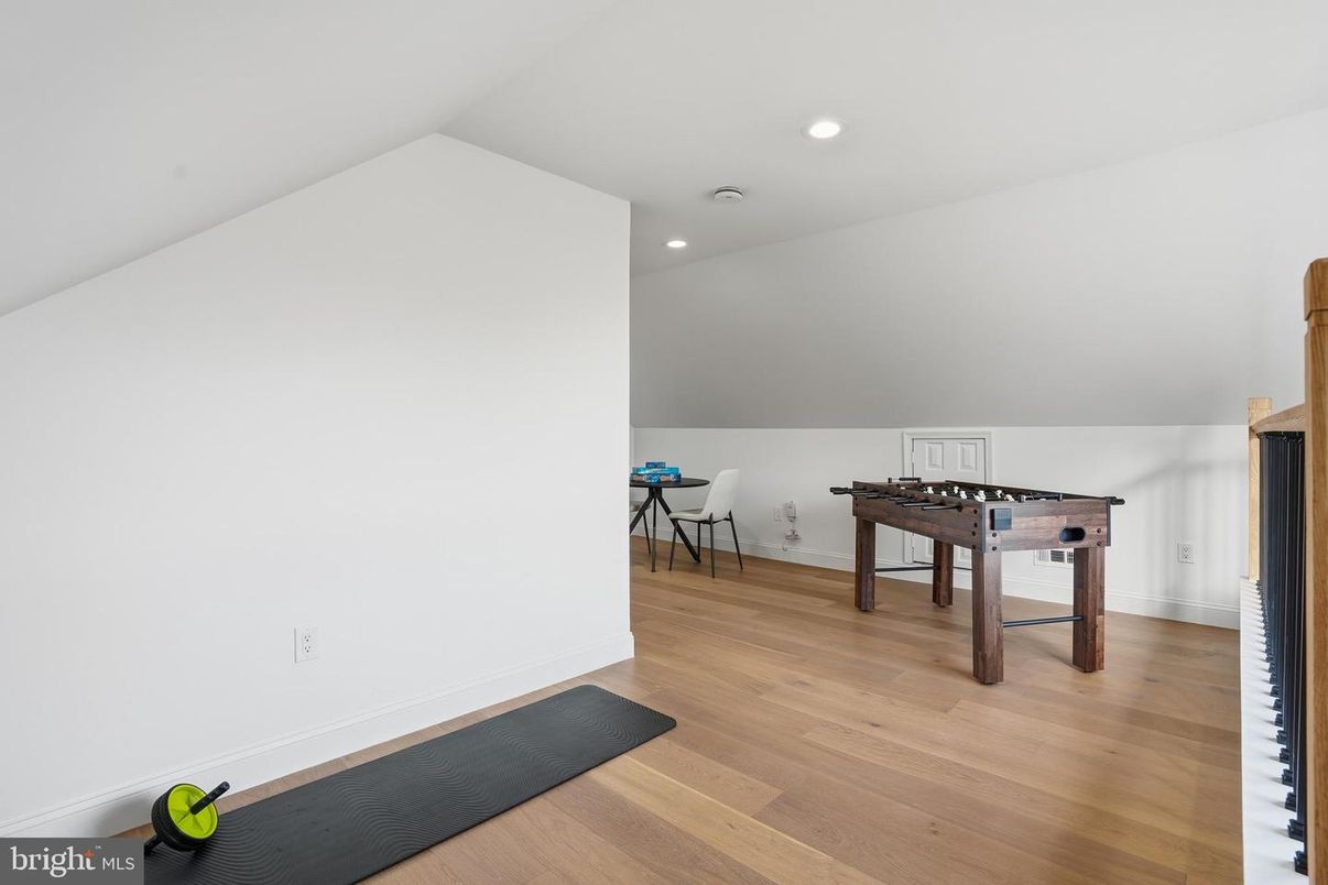 Game Room, Interior, Recessed Lighting, Wood Texture Flooring