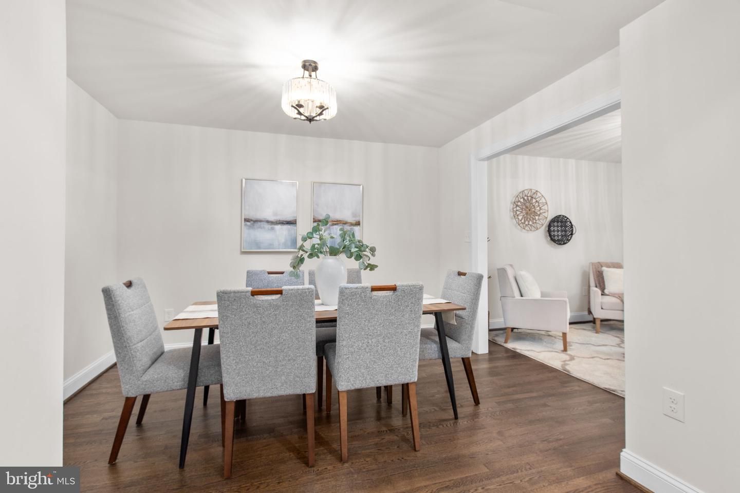 Dining room, Interior, Wood Texture Flooring