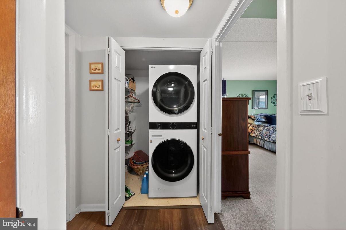 Interior, Utility Closets, Washer, Wood Texture Flooring