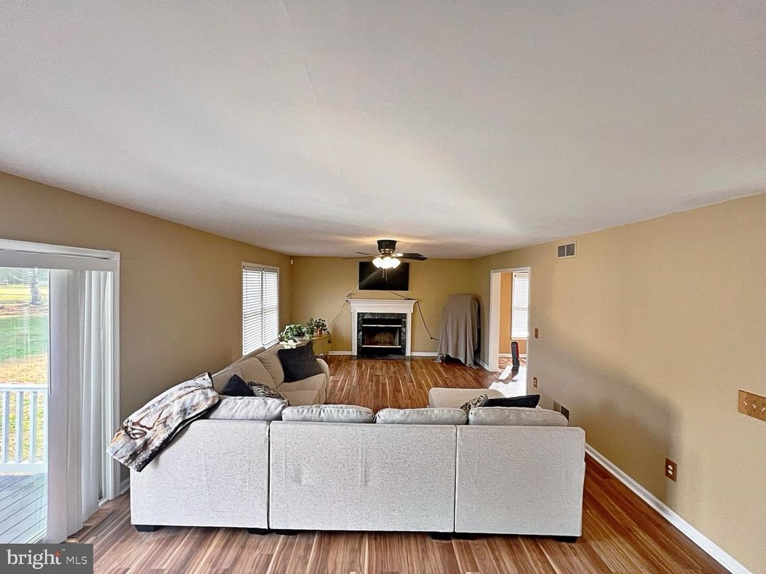 Fireplace, Interior, Living room, Wood Texture Flooring