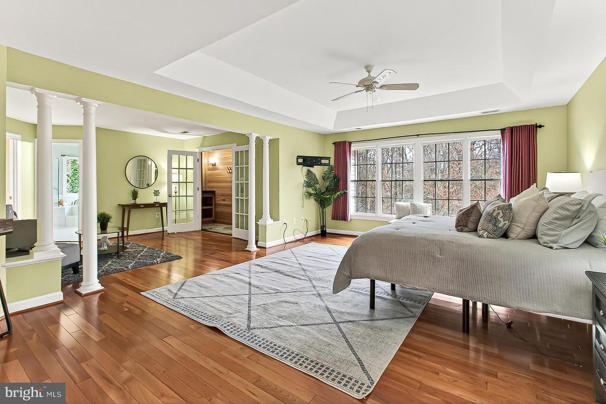 Bedroom, Interior, Wood Texture Flooring
