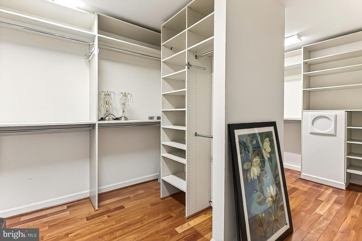 Interior, Walk-in Closets, Wood Texture Flooring