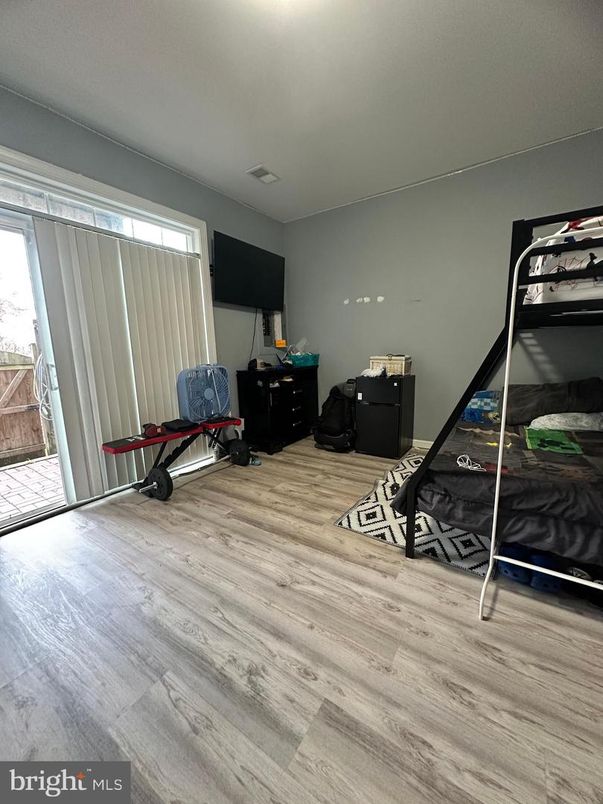 Fitness Equipment, Interior, Wood Texture Flooring