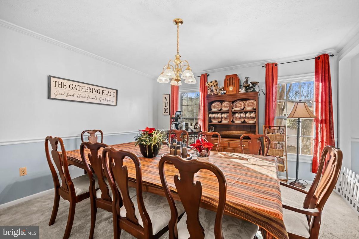 Dining room, Interior, Pendant Lights