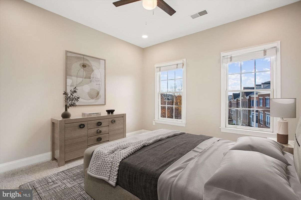 Bedroom, Interior, Recessed Lighting