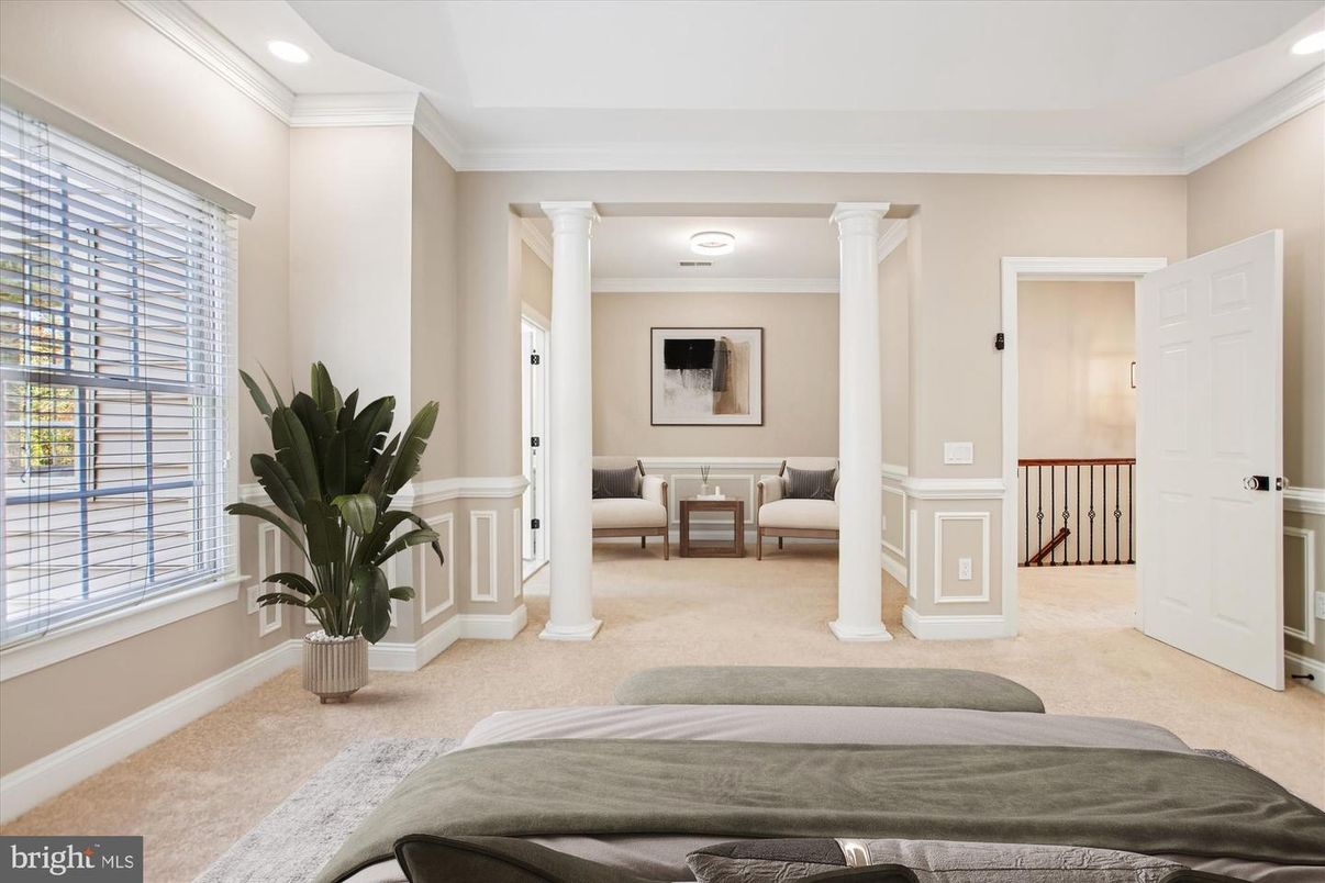 Interior, Living room, Recessed Lighting