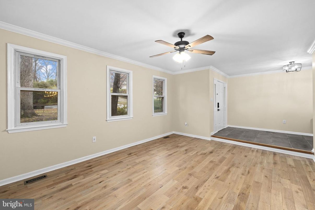 Empty room, Interior, Wood Texture Flooring
