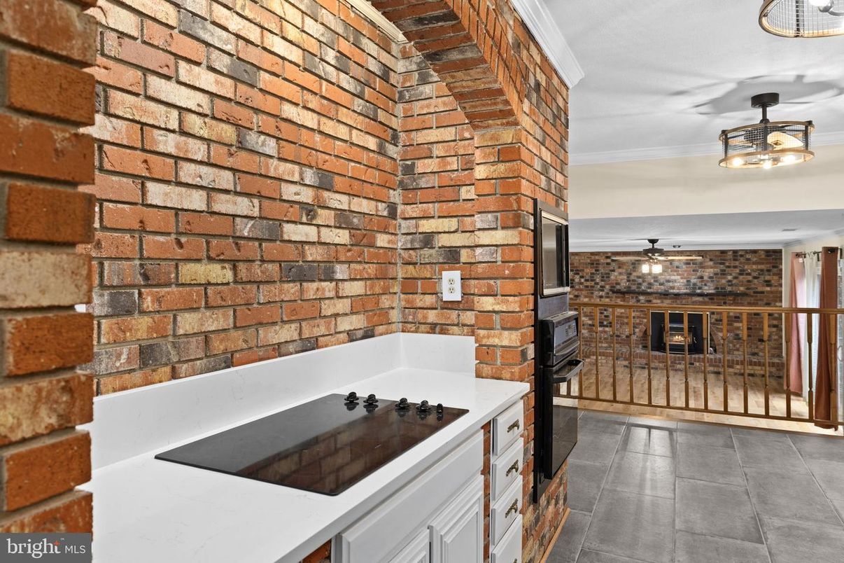 Fireplace, Interior, Kitchen, Stone Walls