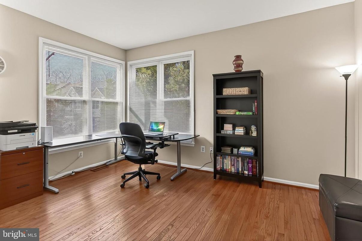Home Office, Interior, Wood Texture Flooring