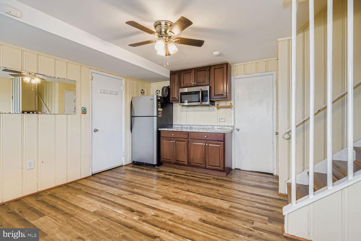 Interior, Kitchen, Wood Texture Flooring
