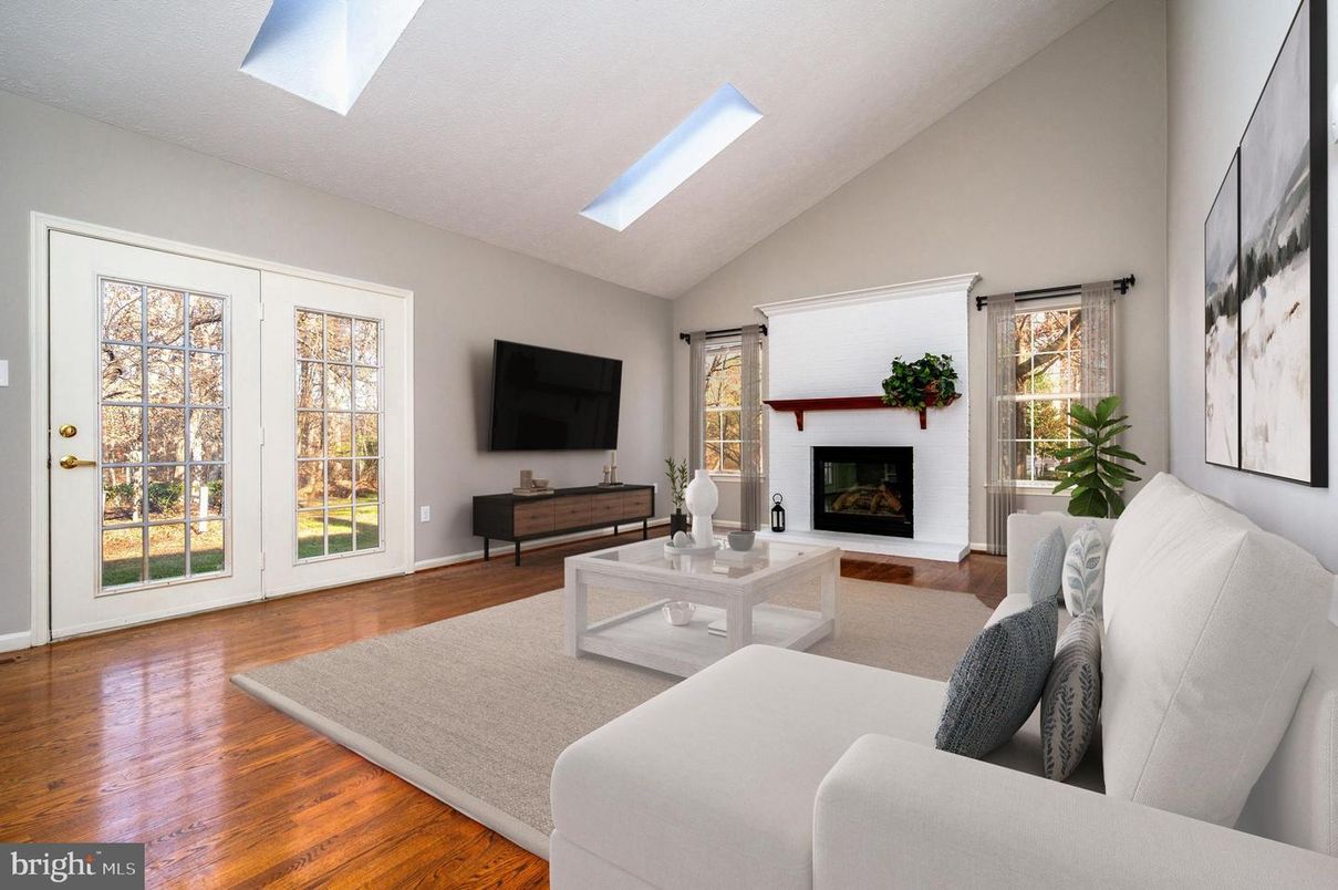 Fireplace, Interior, Living room, Wood Texture Flooring