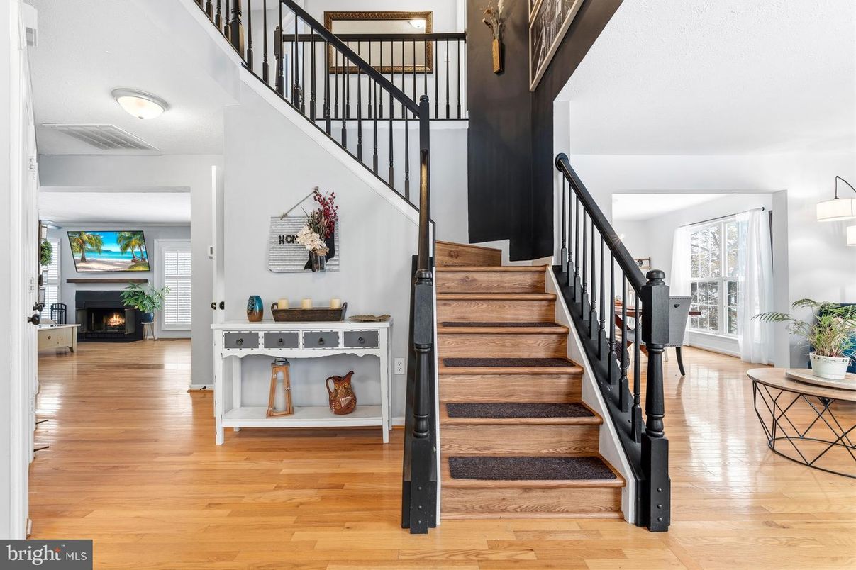 Fireplace, Interior, Wood Texture Flooring