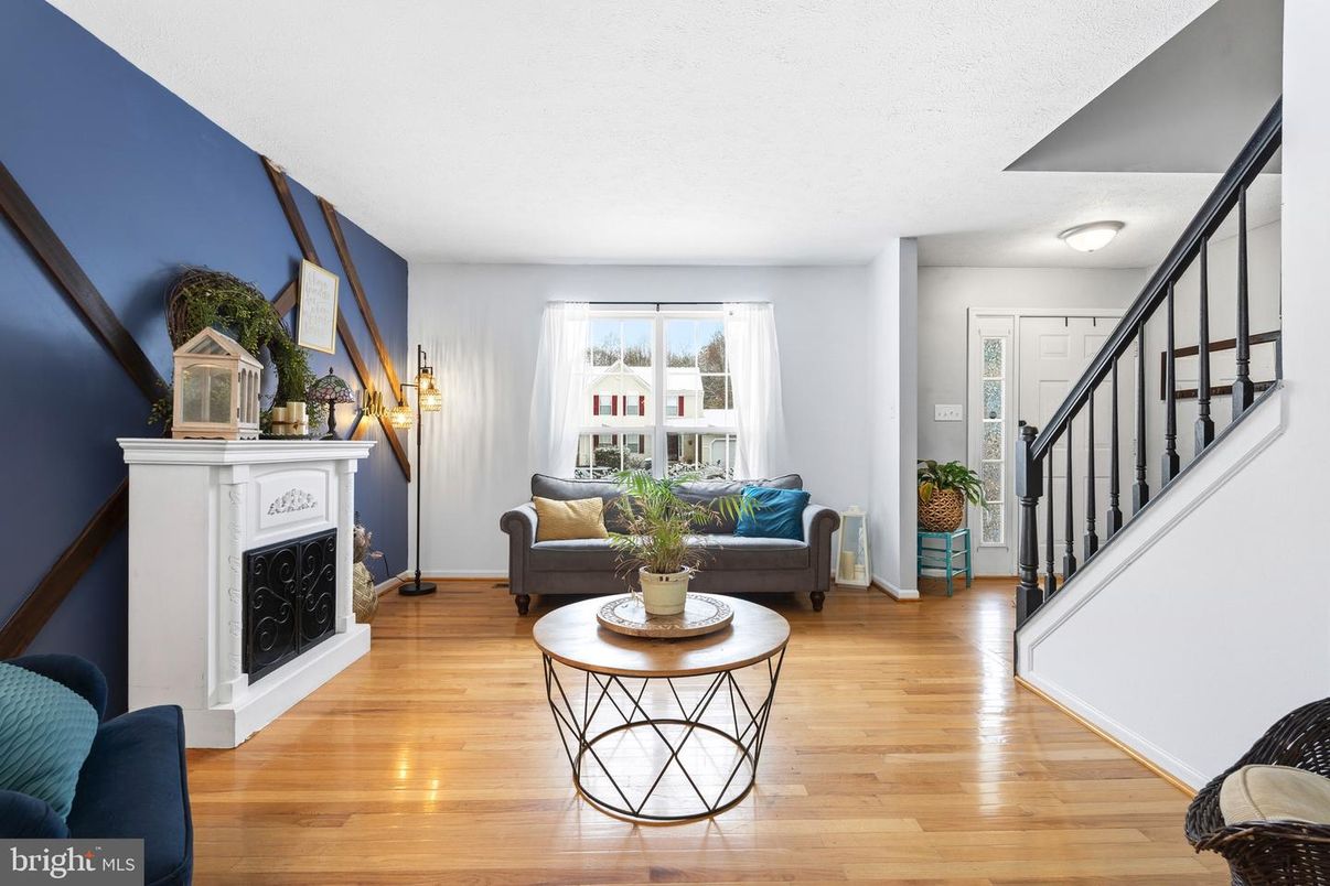 Fireplace, Interior, Wood Texture Flooring