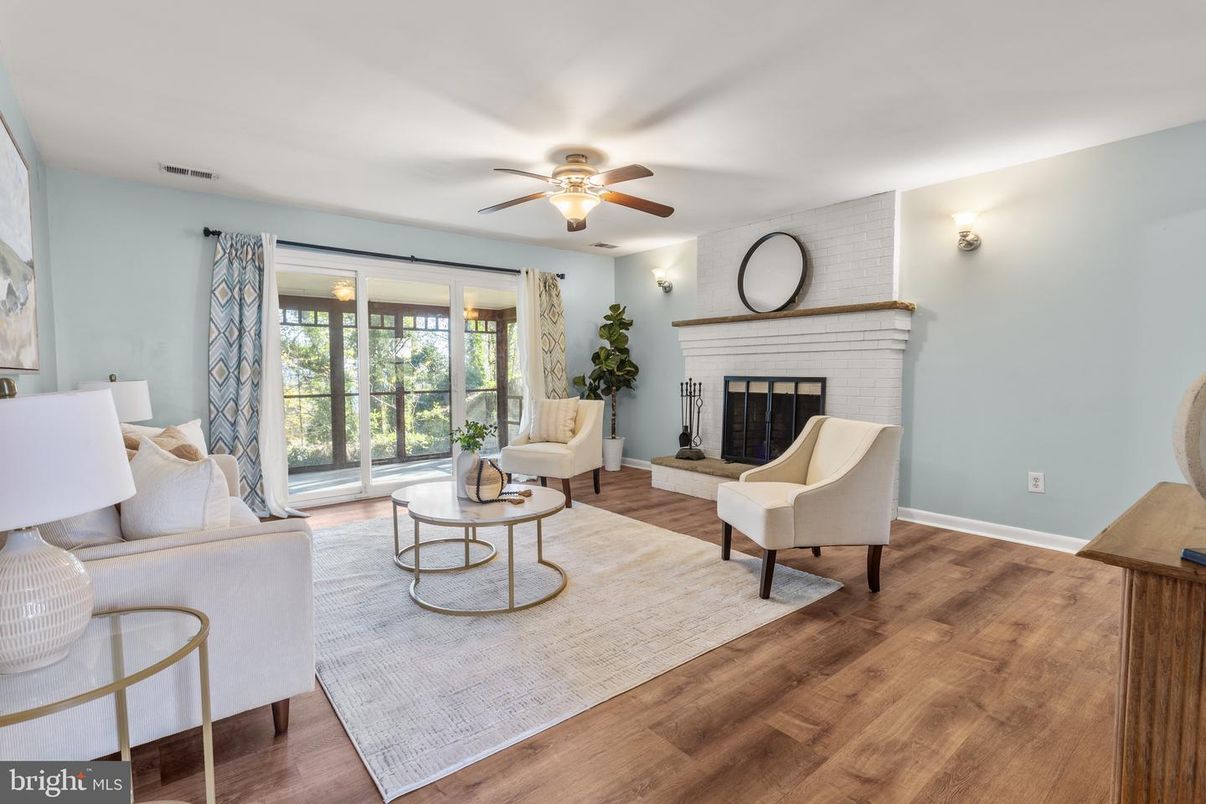 Fireplace, Interior, Living room, Wood Texture Flooring