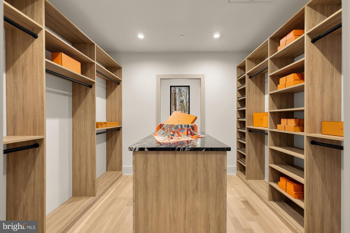 Interior, Recessed Lighting, Walk-in Closets, Wood Texture Flooring