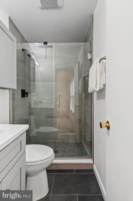 Bathroom, Glass Shower, Interior