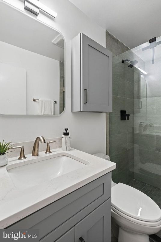Bathroom, Glass Shower, Interior