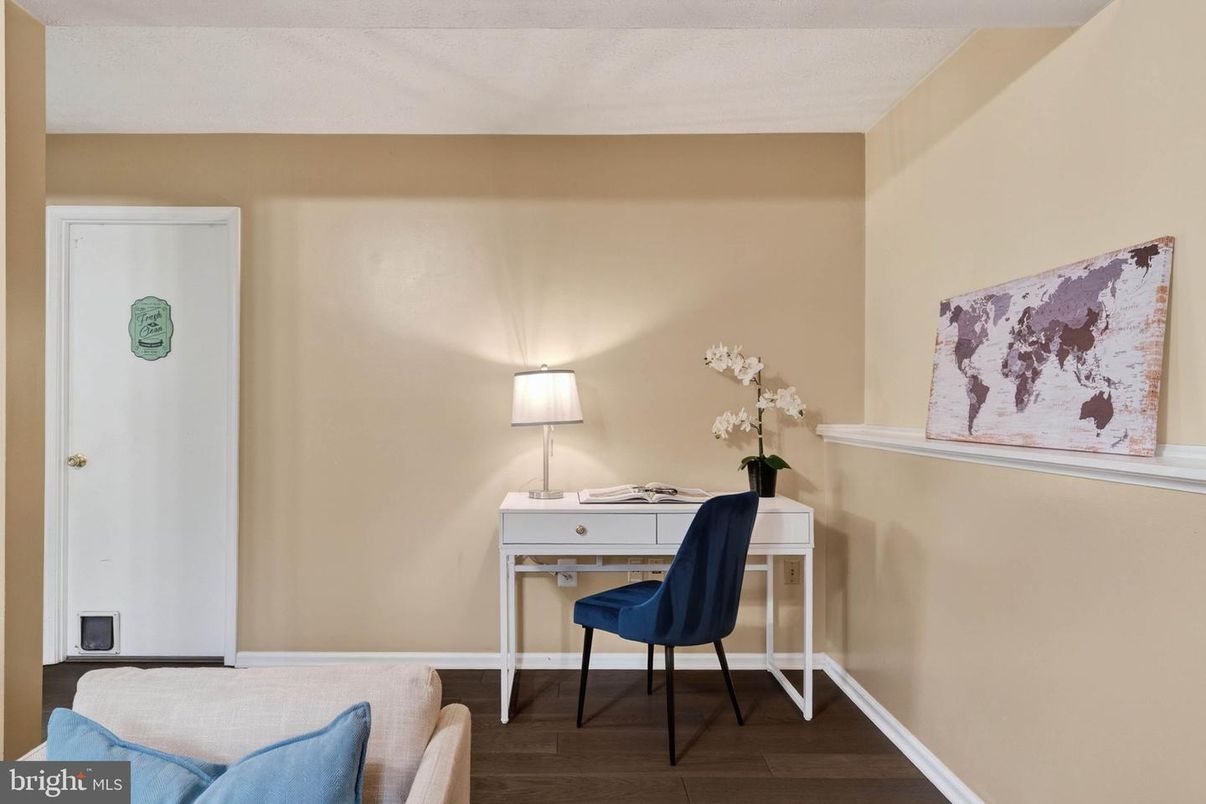 Home Office, Interior, Wood Texture Flooring