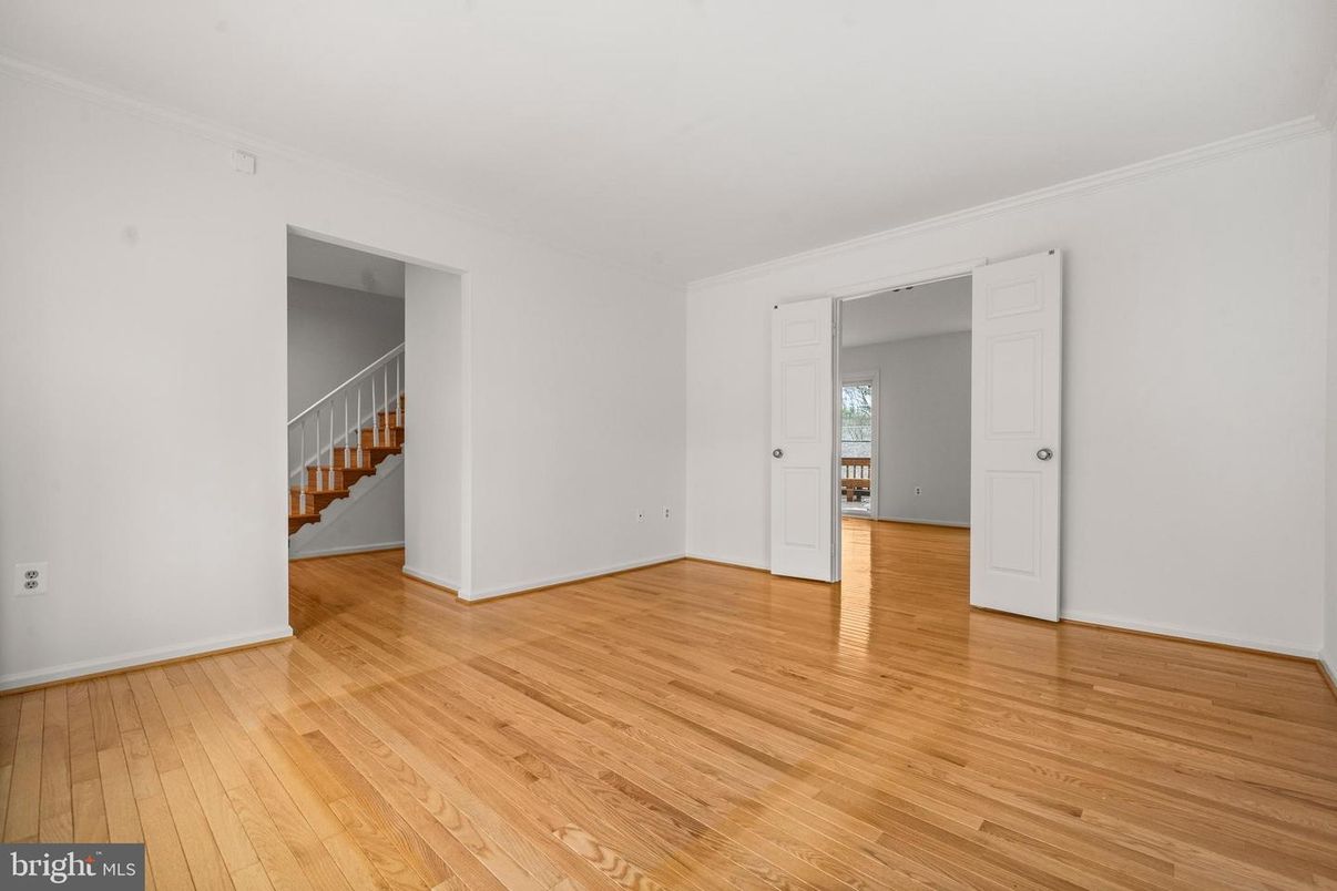 Empty room, Interior, Wood Texture Flooring