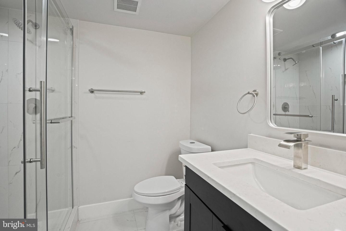 Bathroom, Glass Shower, Interior, Marble, Marble Walls