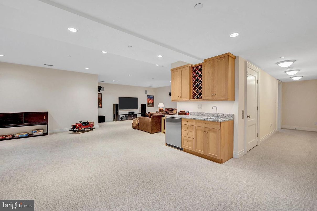 Interior, Kitchen, Living room, Recessed Lighting