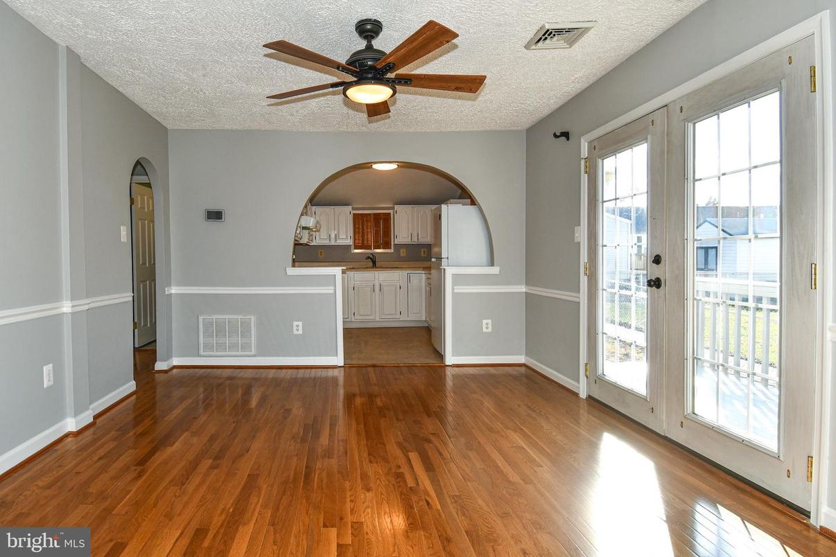 Empty room, Interior, Kitchen, Wood Texture Flooring