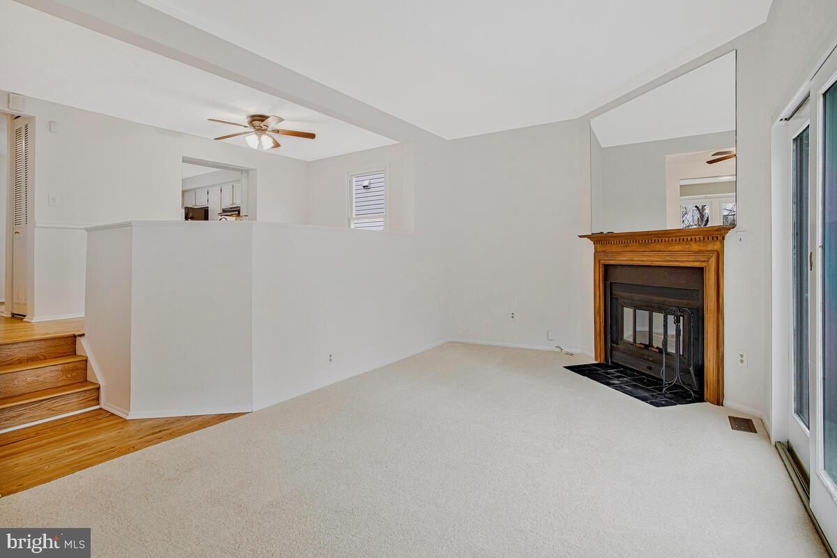 Fireplace, Interior, Wood Texture Flooring