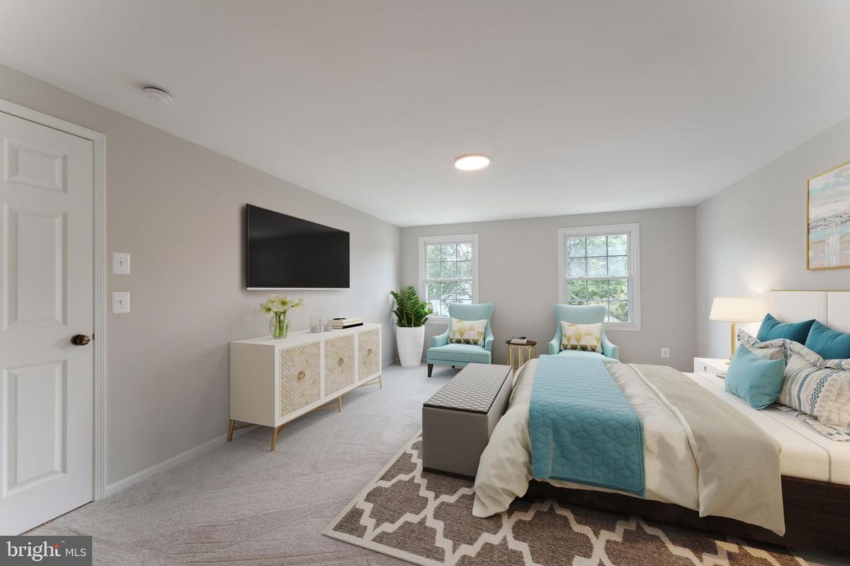 Bedroom, Interior, Recessed Lighting