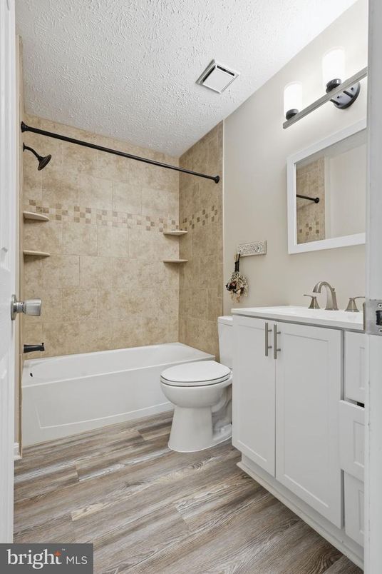 Bathroom, Interior, Wood Texture Flooring