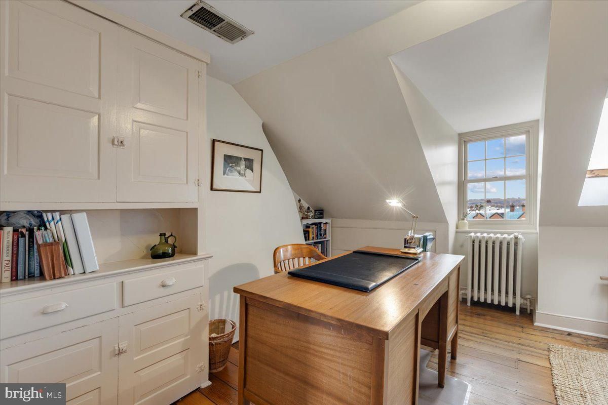 Home Office, Interior, Wood Texture Flooring